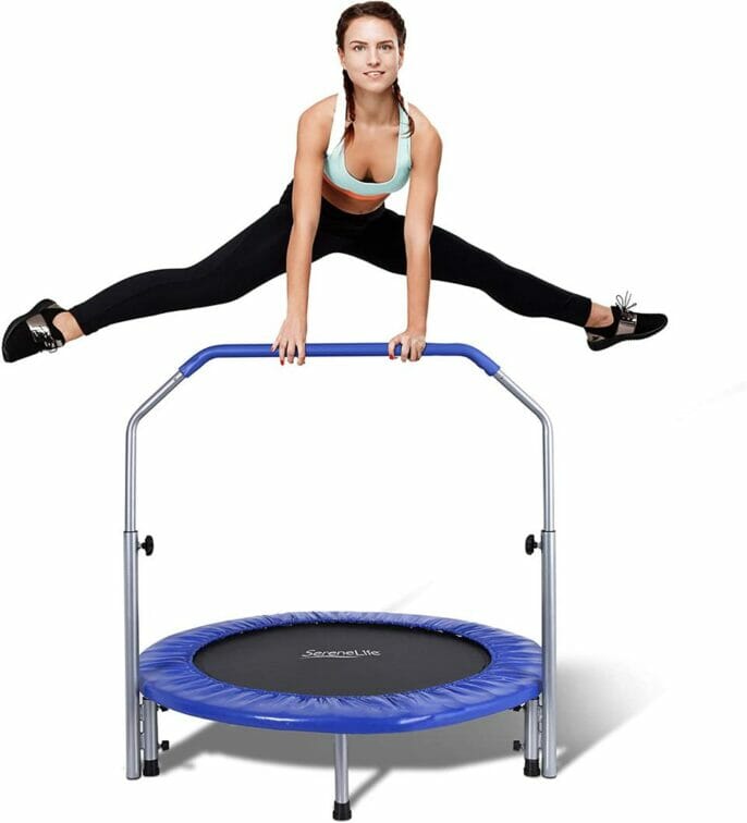 SereneLife Portable and Foldable Min Trampoline SereneLife Portable and Foldable Min Trampoline